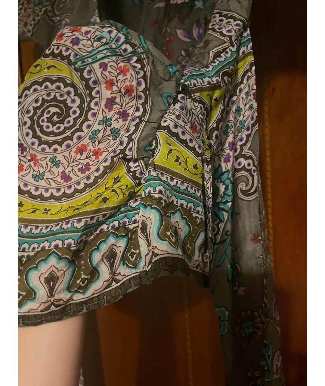 ETRO Мульти шелковая блузы, фото 8