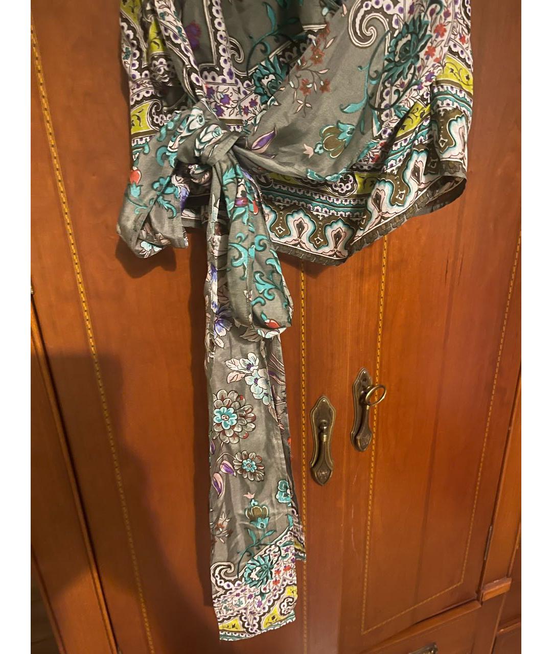 ETRO Мульти шелковая блузы, фото 5