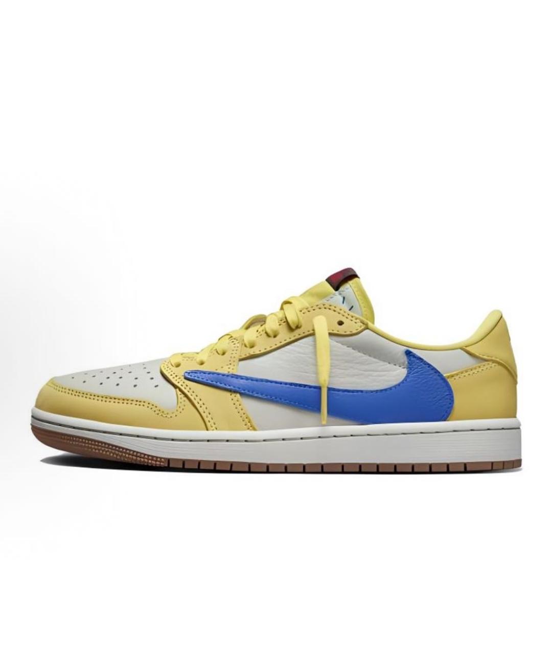 JORDAN Мульти кожаные низкие кроссовки / кеды, фото 4