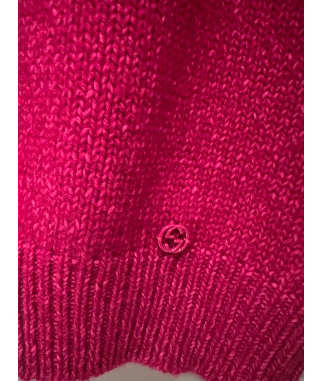 GUCCI Красный кашемировый джемпер / свитер, фото 4