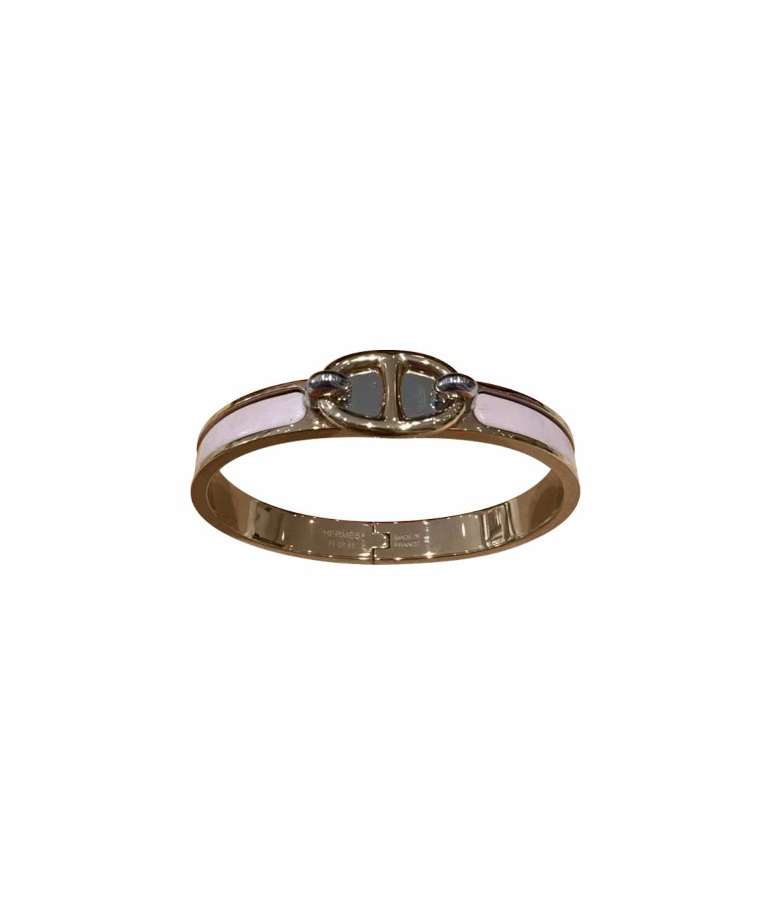 HERMES Золотой браслет из розового золота, фото 1