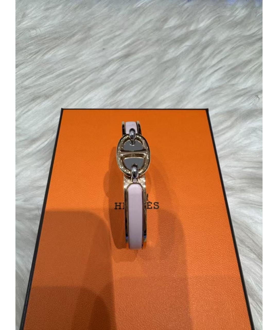 HERMES Золотой браслет из розового золота, фото 3