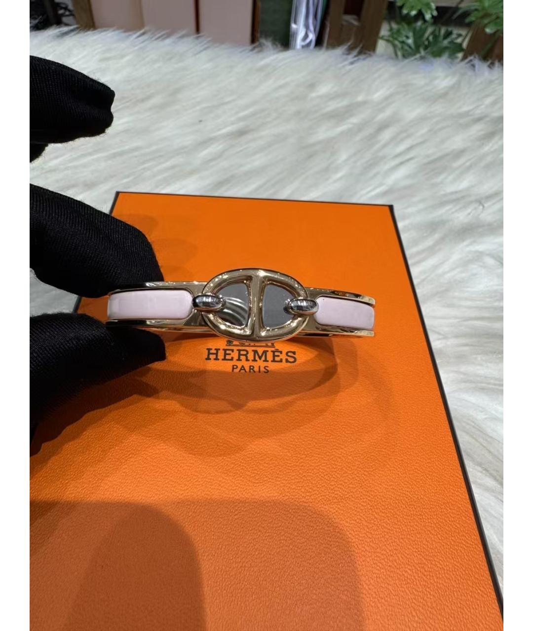 HERMES Золотой браслет из розового золота, фото 2