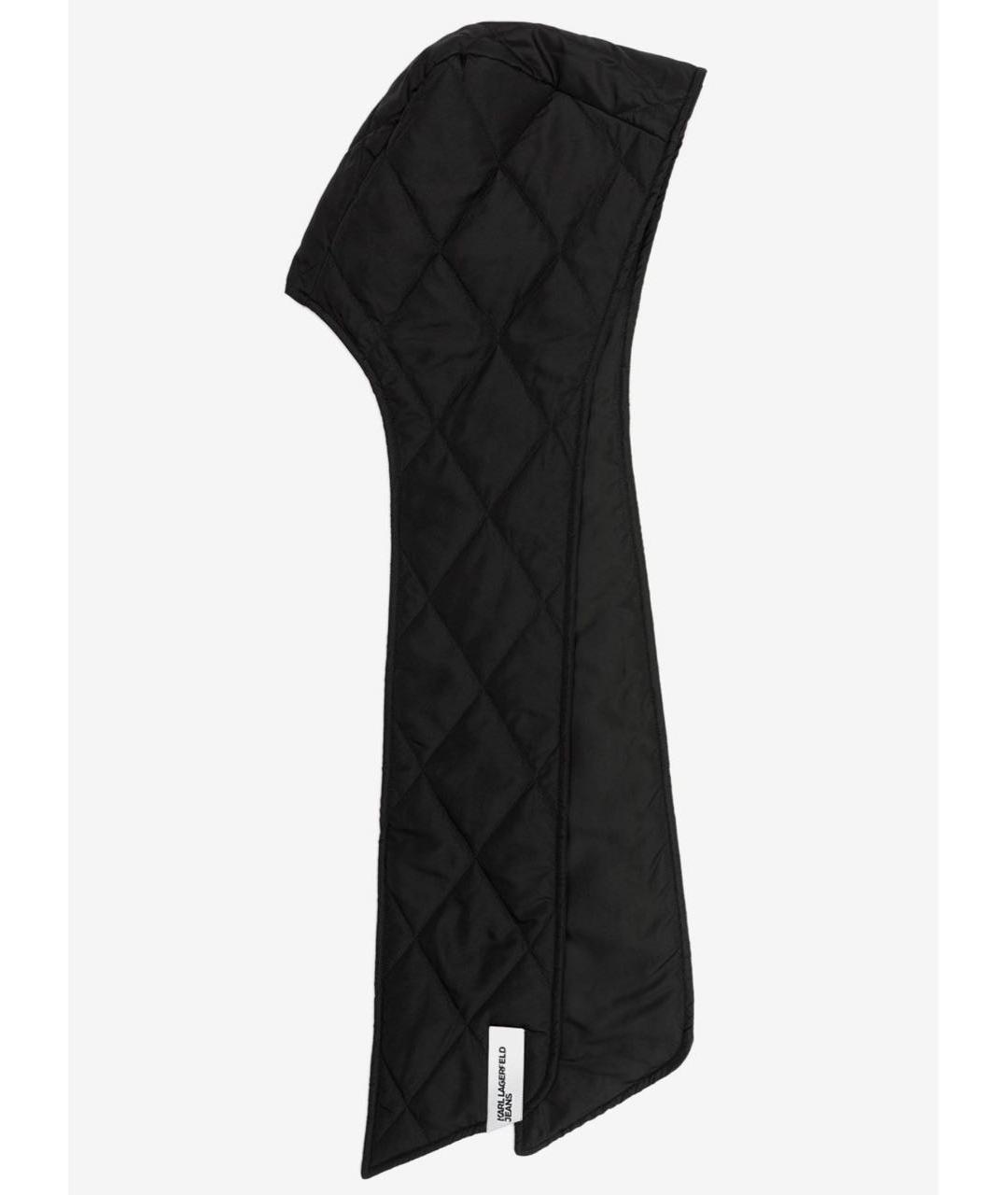 KARL LAGERFELD Черный шарф, фото 2