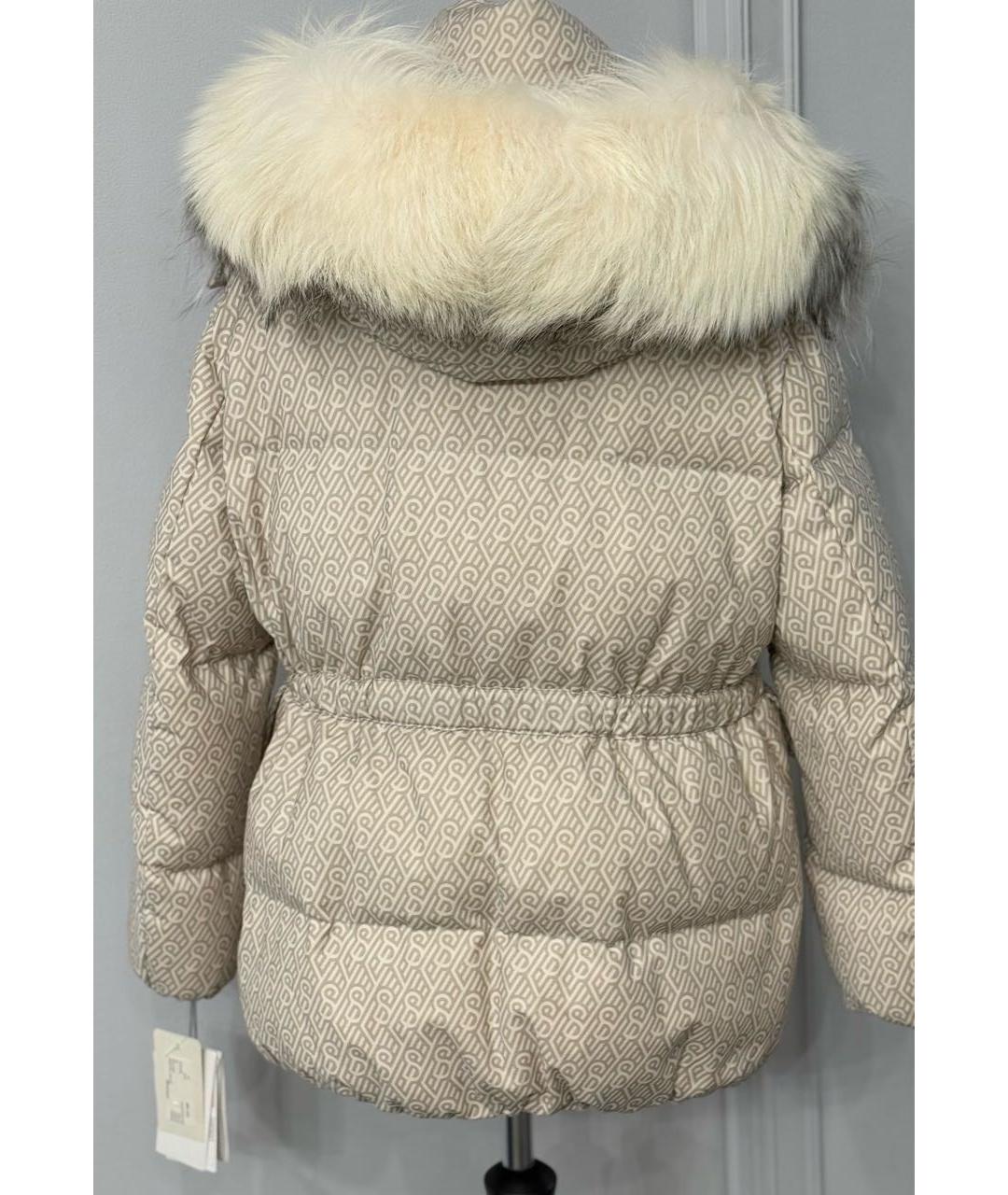 YVES SALOMON Бежевый шерстяной пуховик, фото 2