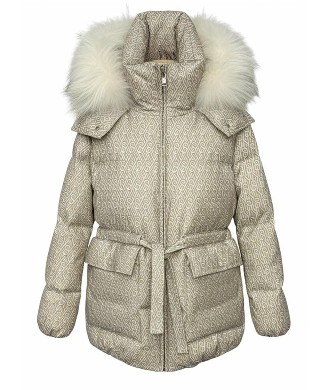 YVES SALOMON Бежевый шерстяной пуховик, фото 1