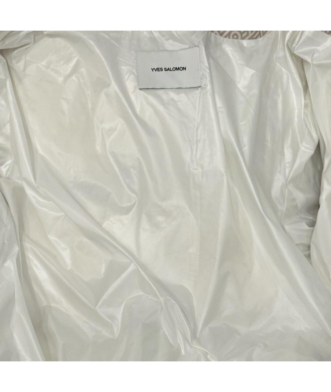 YVES SALOMON Бежевый шерстяной пуховик, фото 3