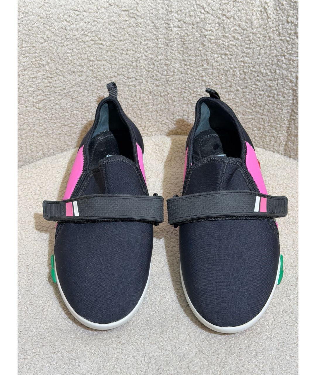 PRADA Мульти неопреновые кроссовки, фото 2