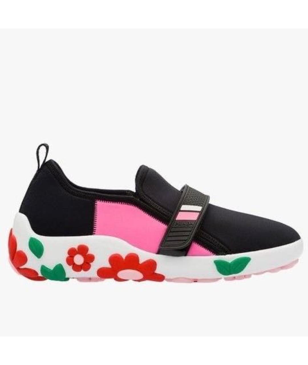 PRADA Мульти неопреновые кроссовки, фото 9