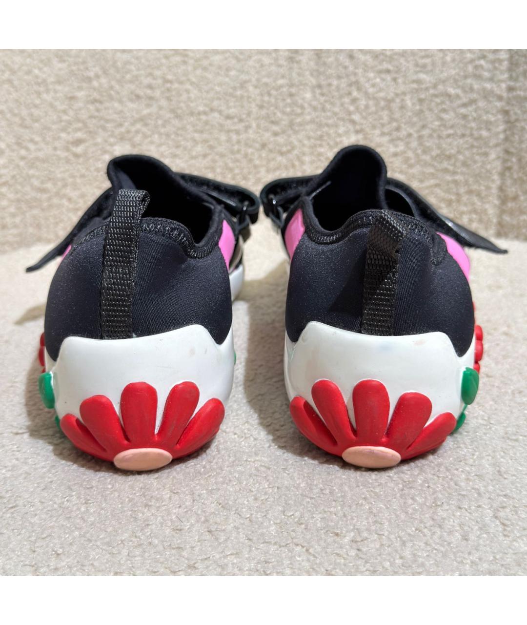 PRADA Мульти неопреновые кроссовки, фото 4