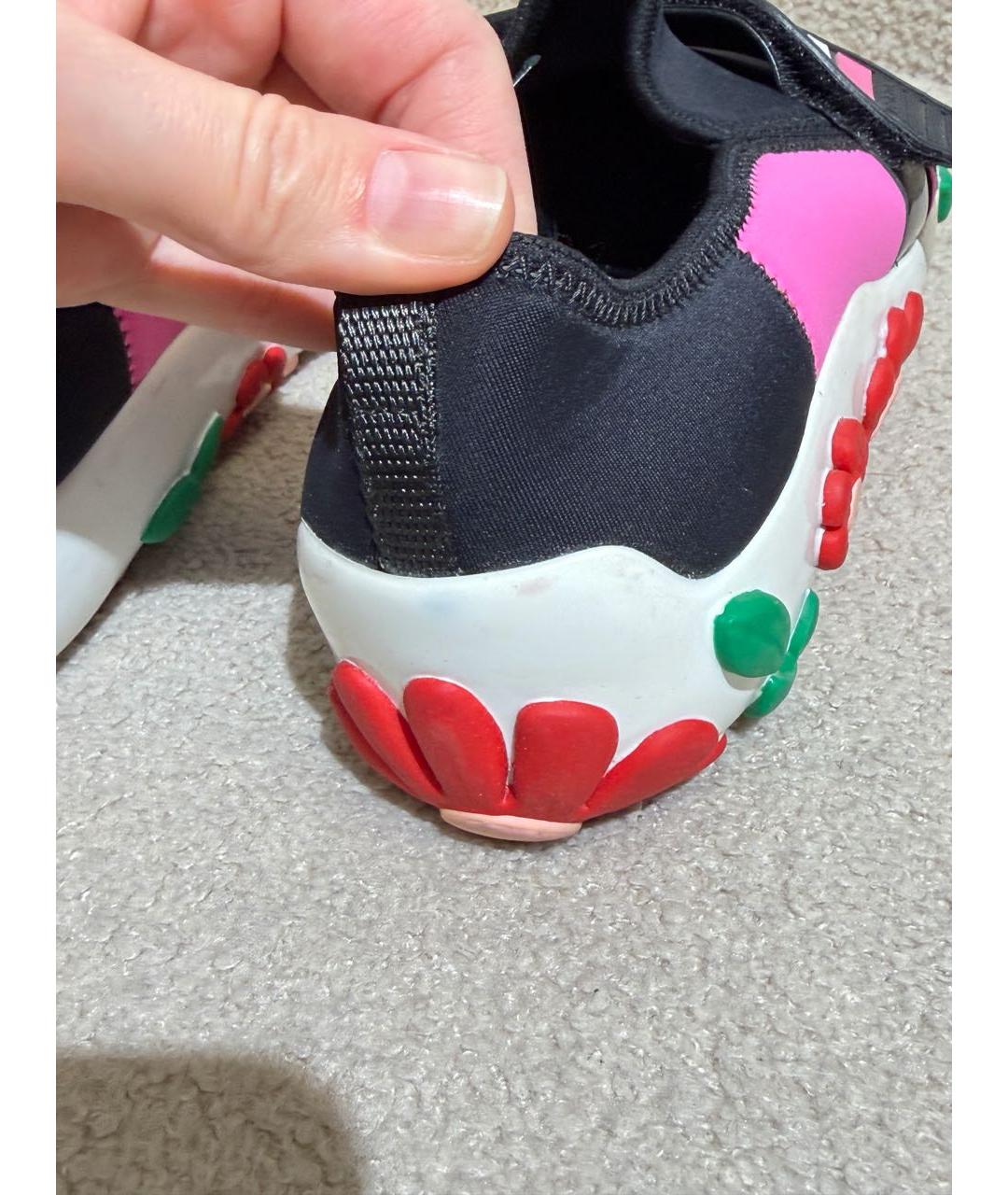 PRADA Мульти неопреновые кроссовки, фото 7
