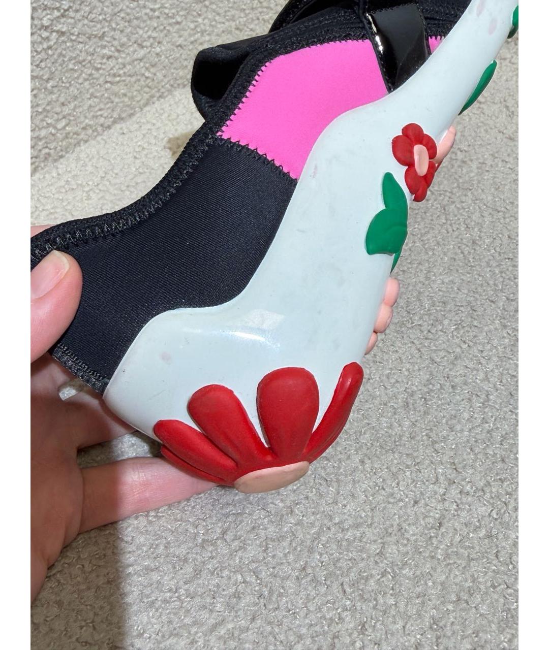 PRADA Мульти неопреновые кроссовки, фото 8