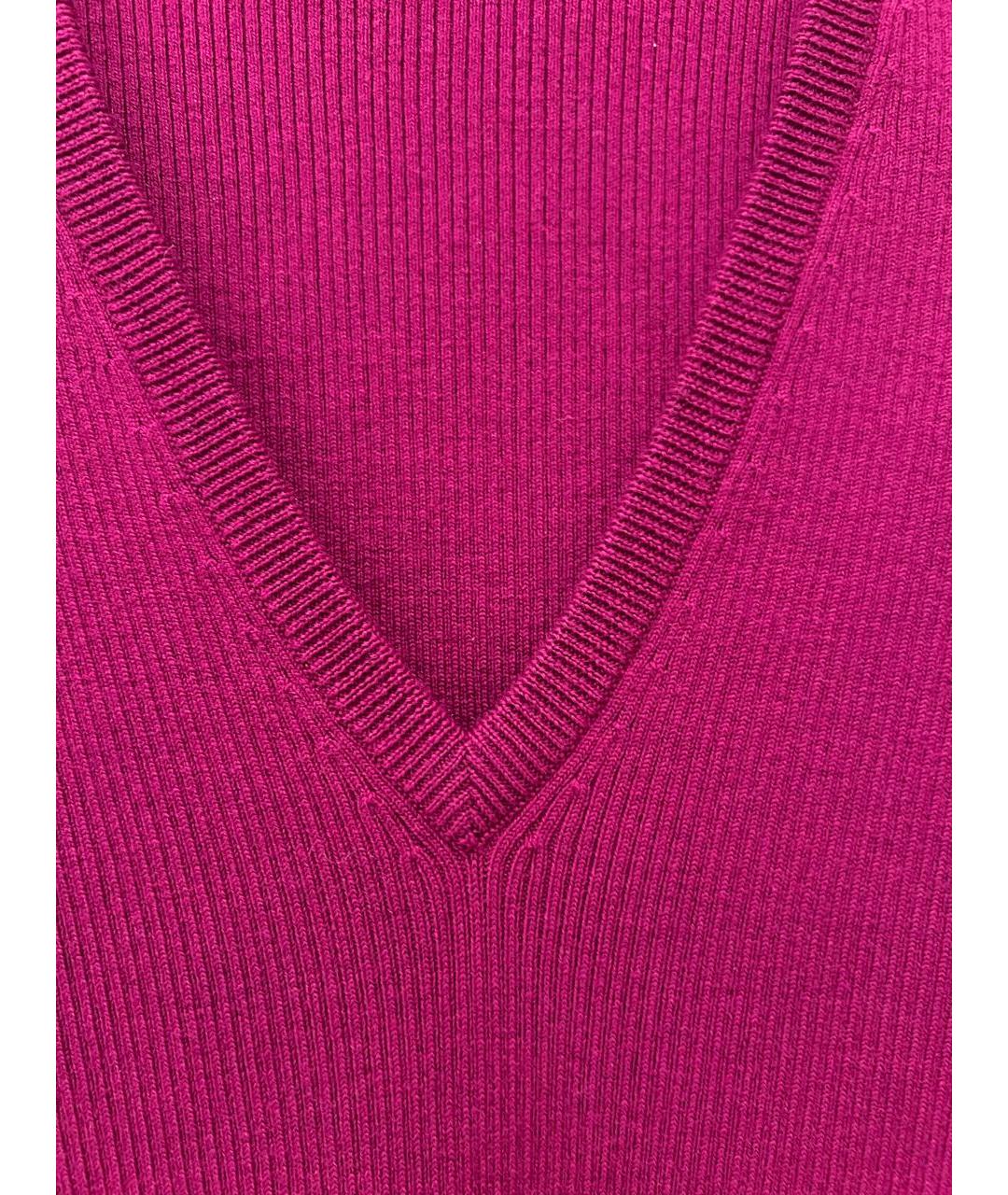 BARBARA BUI Фуксия шерстяной джемпер / свитер, фото 6
