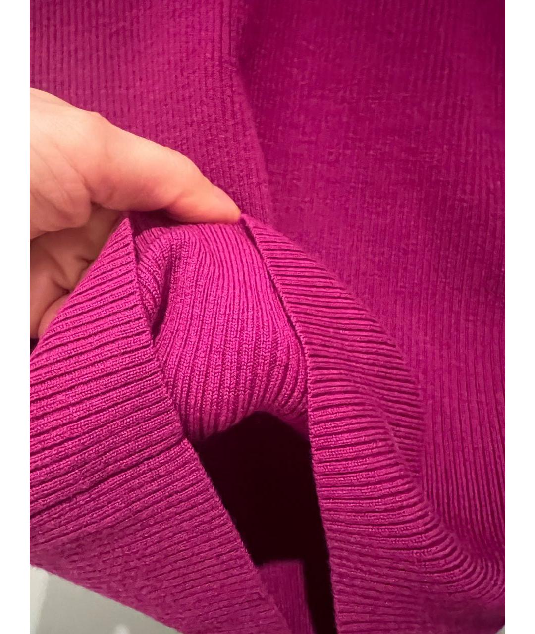BARBARA BUI Фуксия шерстяной джемпер / свитер, фото 5