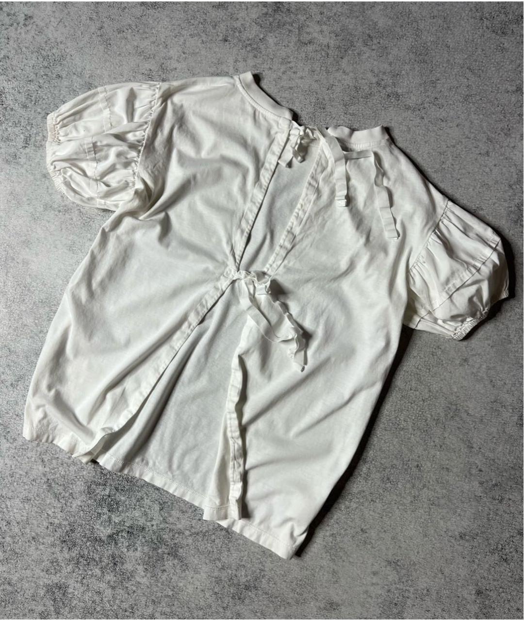 PRADA Белая хлопковая футболка, фото 2