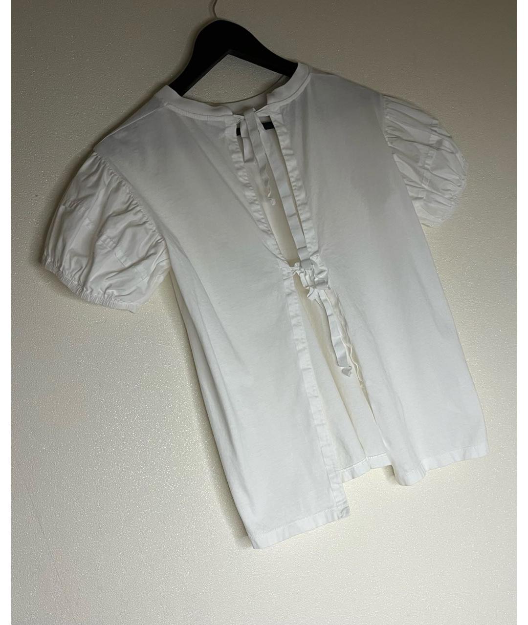 PRADA Белая хлопковая футболка, фото 5