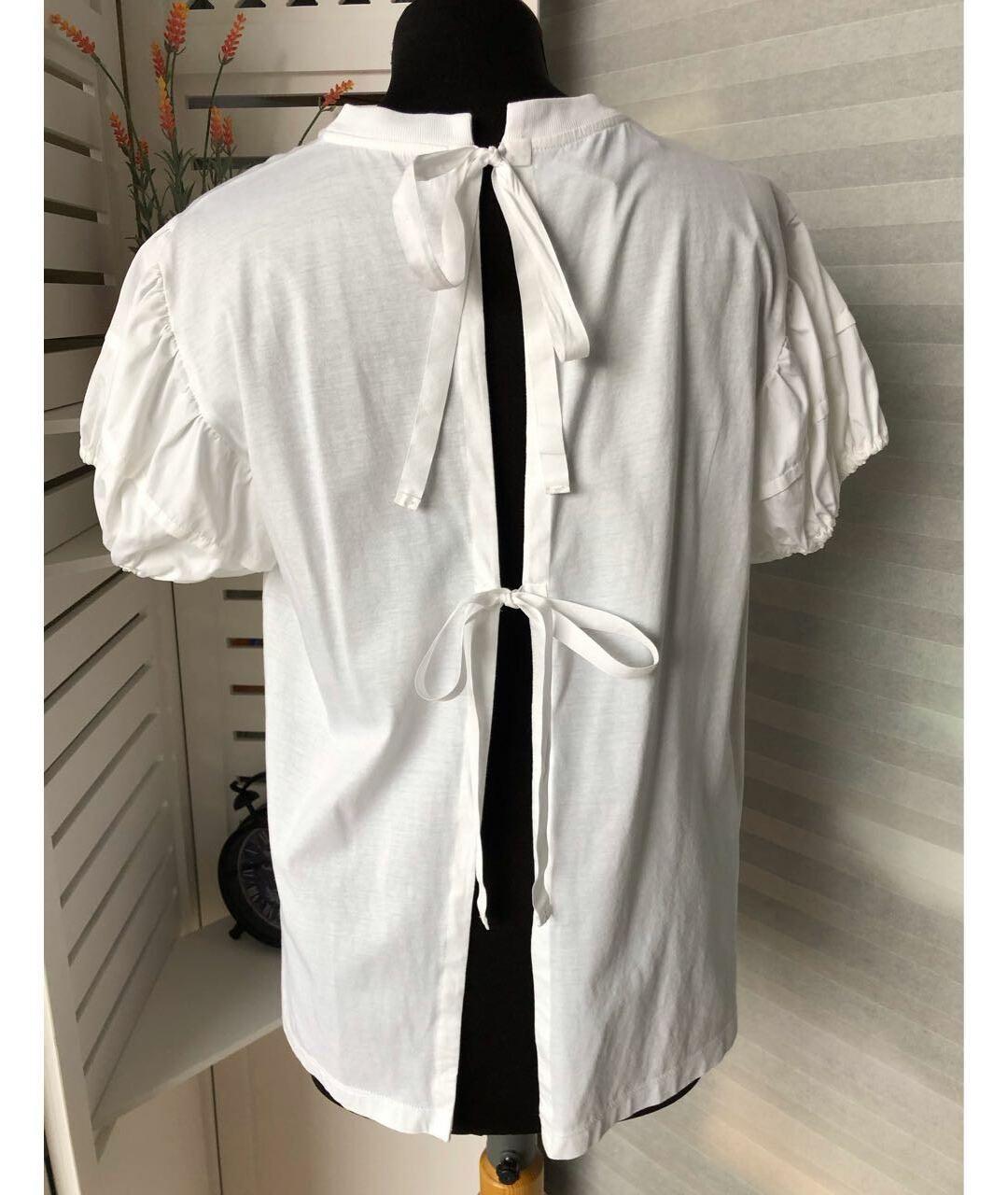 PRADA Белая хлопковая футболка, фото 7