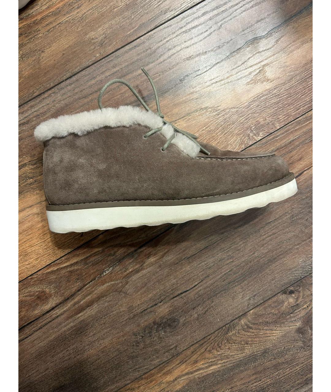 12 STOREEZ Серые замшевые лоферы, фото 5