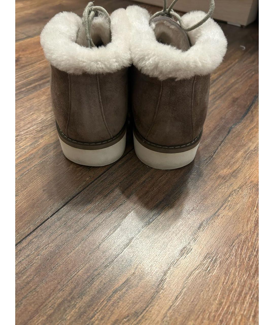 12 STOREEZ Серые замшевые лоферы, фото 3