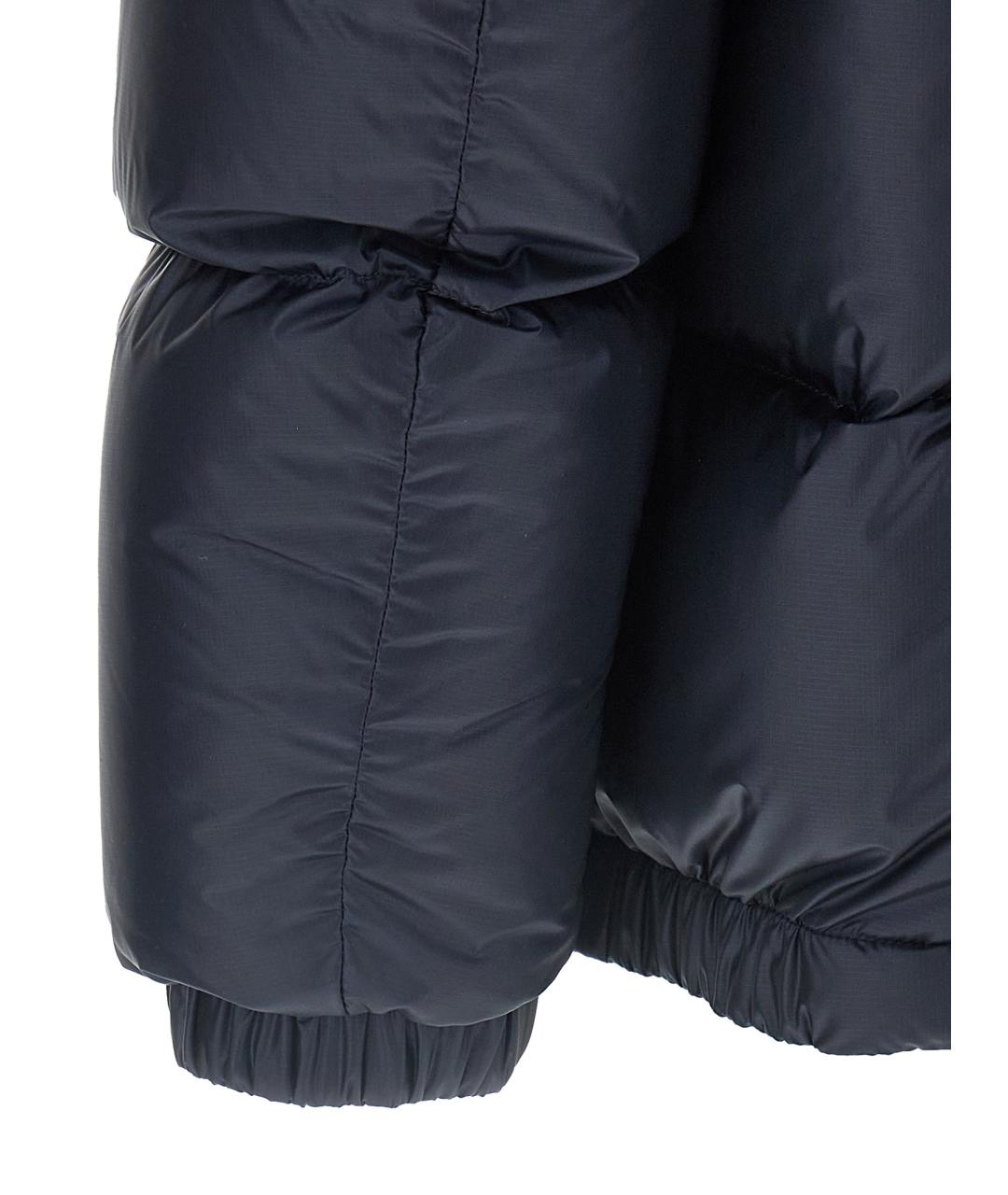 MONCLER Синий полиамидовый пуховик, фото 4