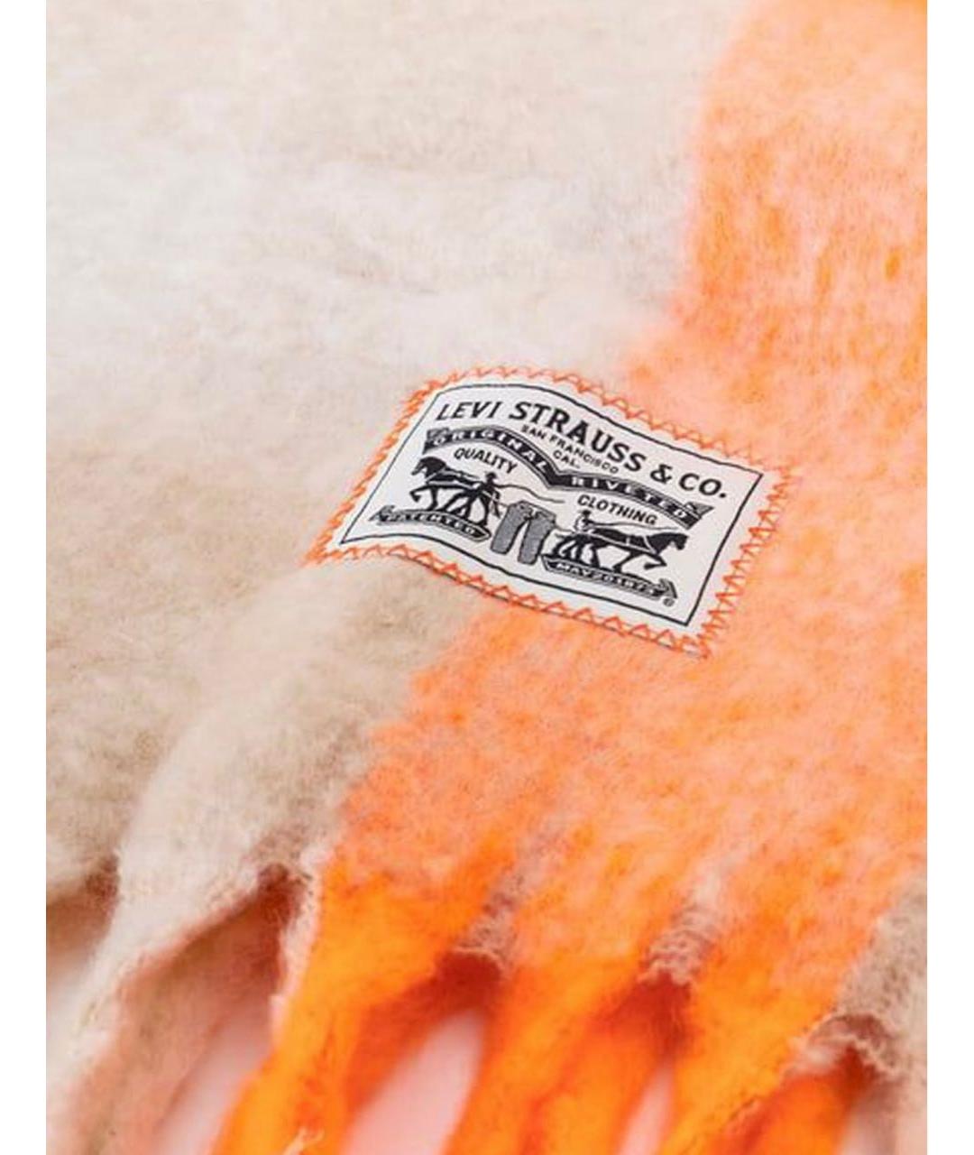 LEVI'S Оранжевый шарф, фото 3