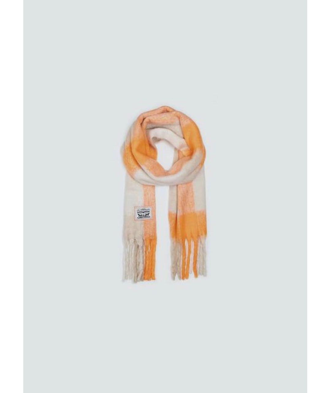 LEVI'S Оранжевый шарф, фото 7
