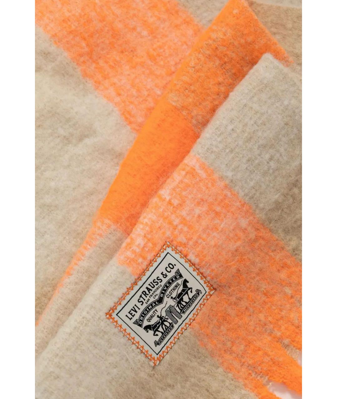 LEVI'S Оранжевый шарф, фото 6