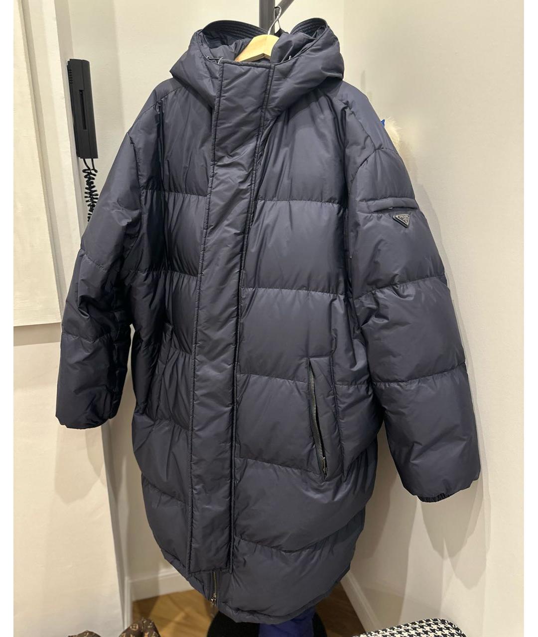 PRADA Темно-синий пуховик, фото 9