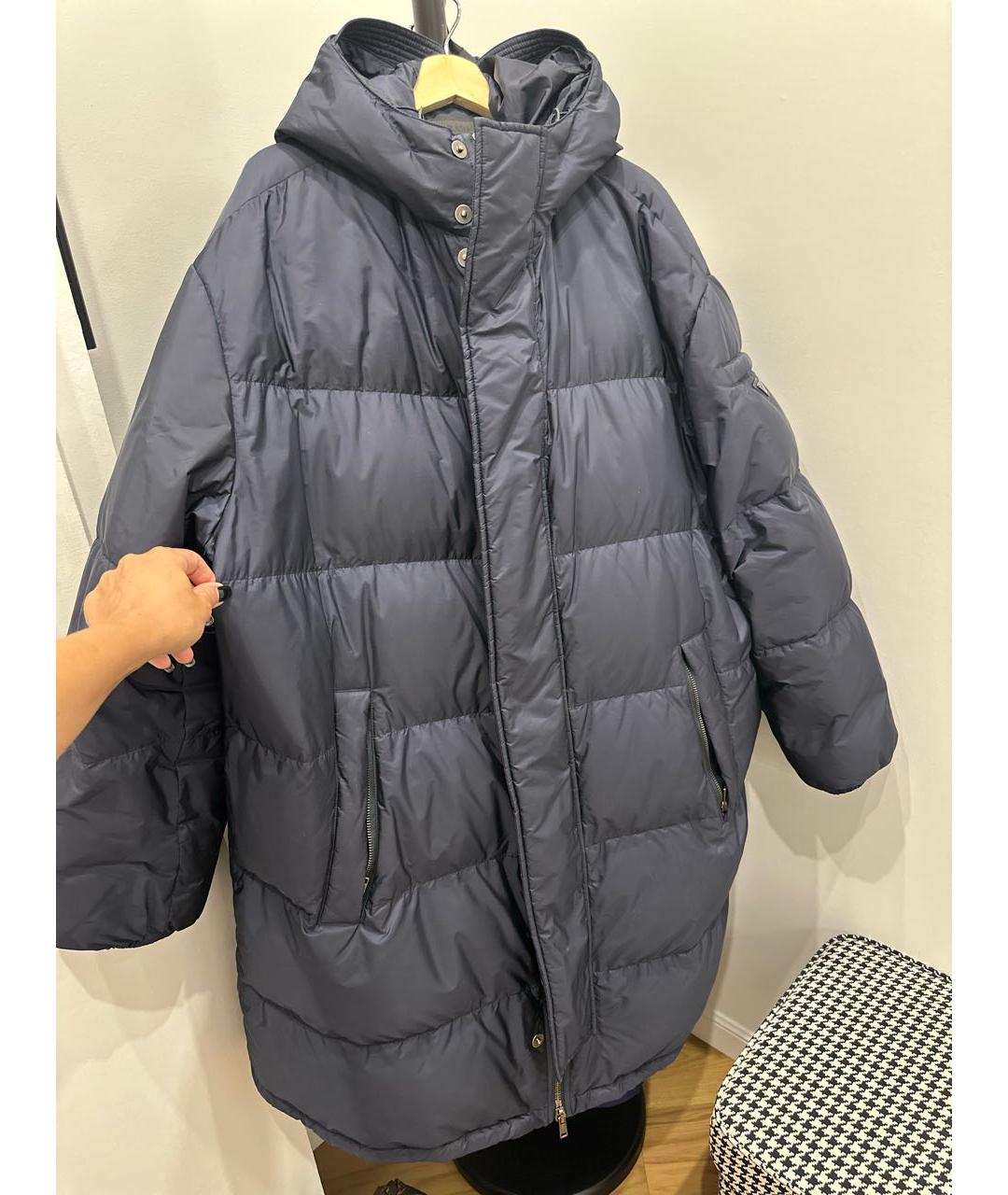 PRADA Темно-синий пуховик, фото 2