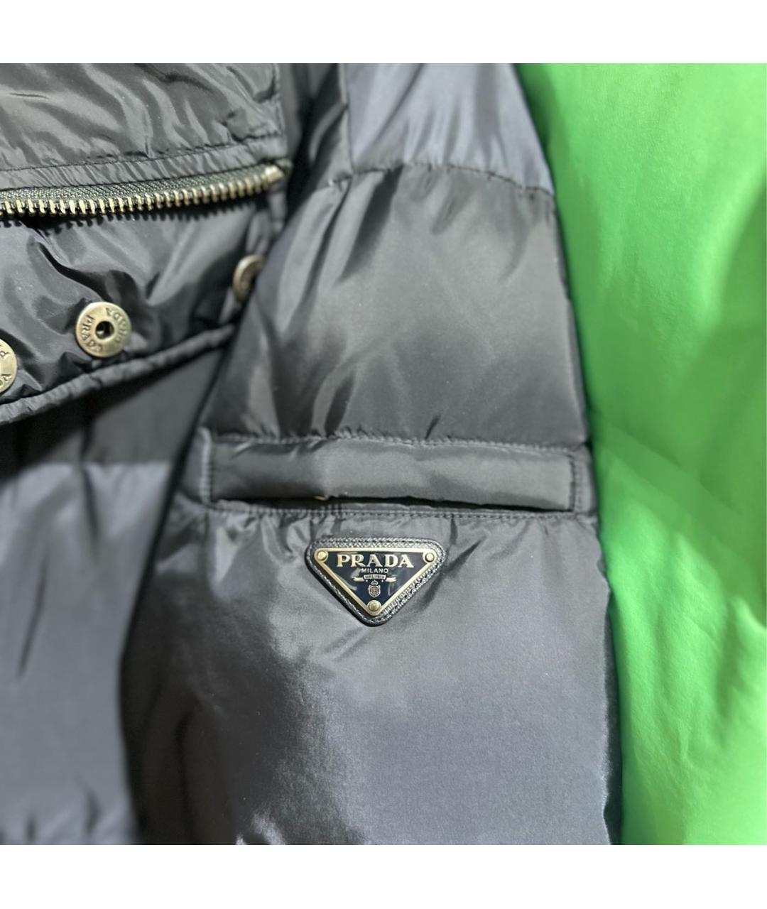 PRADA Темно-синий пуховик, фото 7