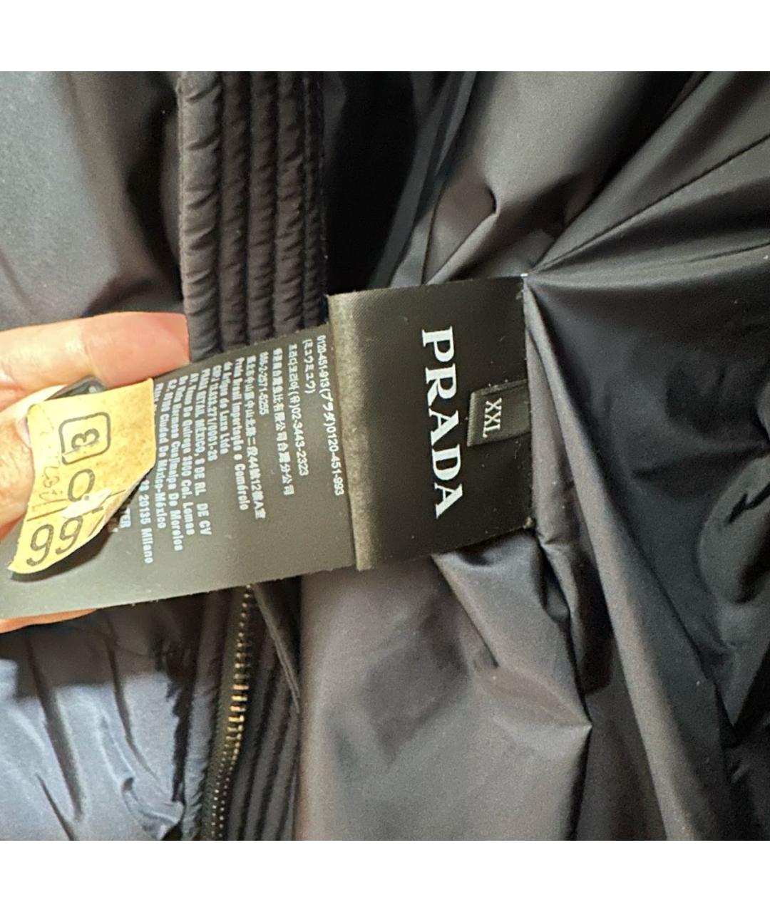 PRADA Темно-синий пуховик, фото 6