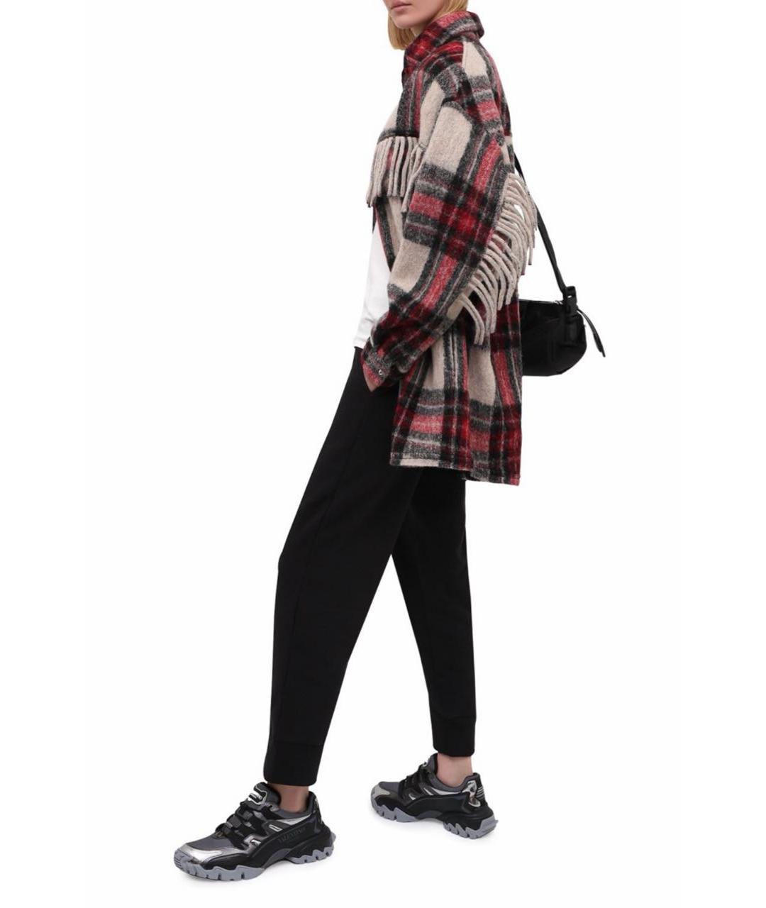 VALENTINO Черные текстильные кроссовки, фото 5