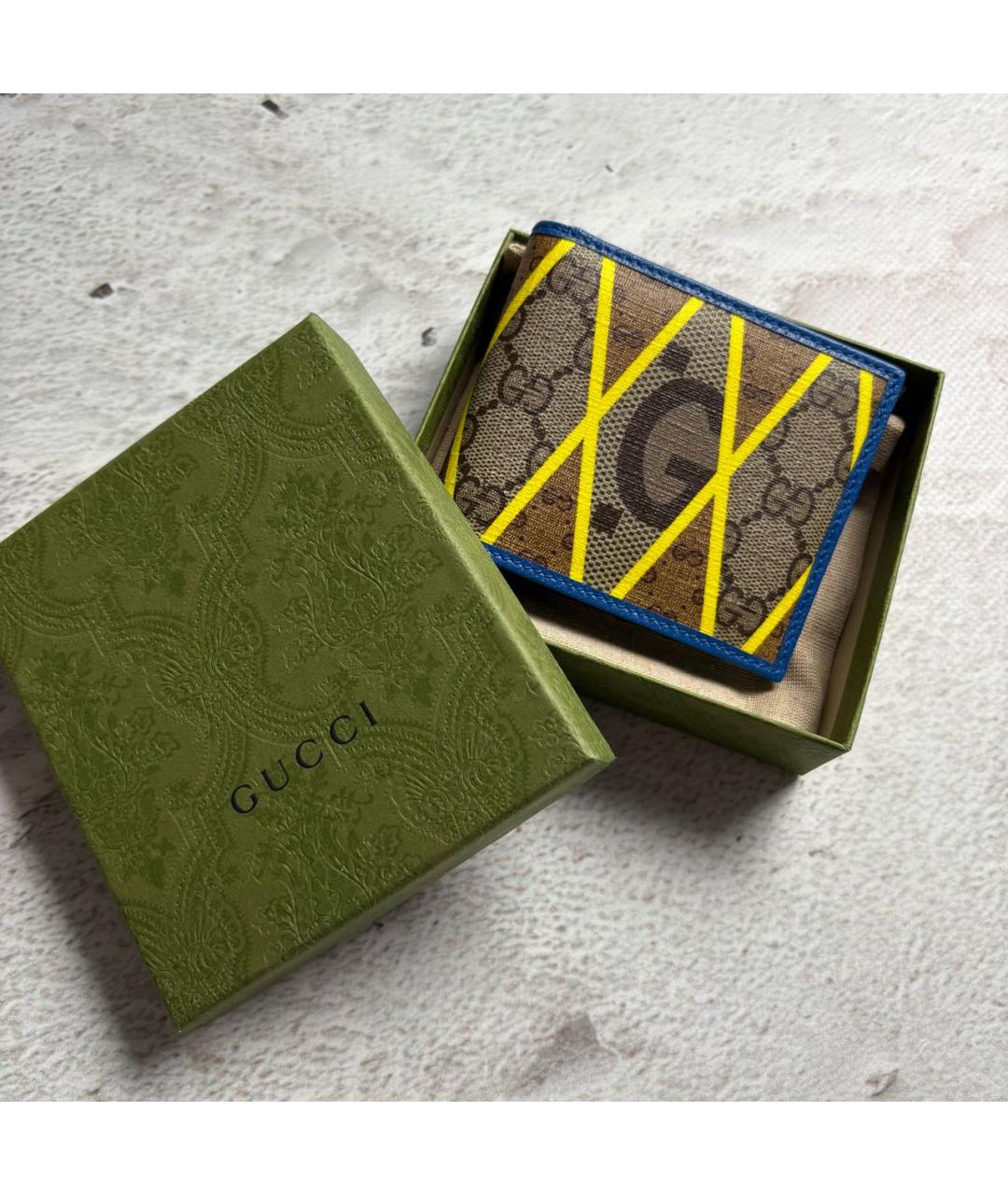 GUCCI Коричневый кошелек, фото 4