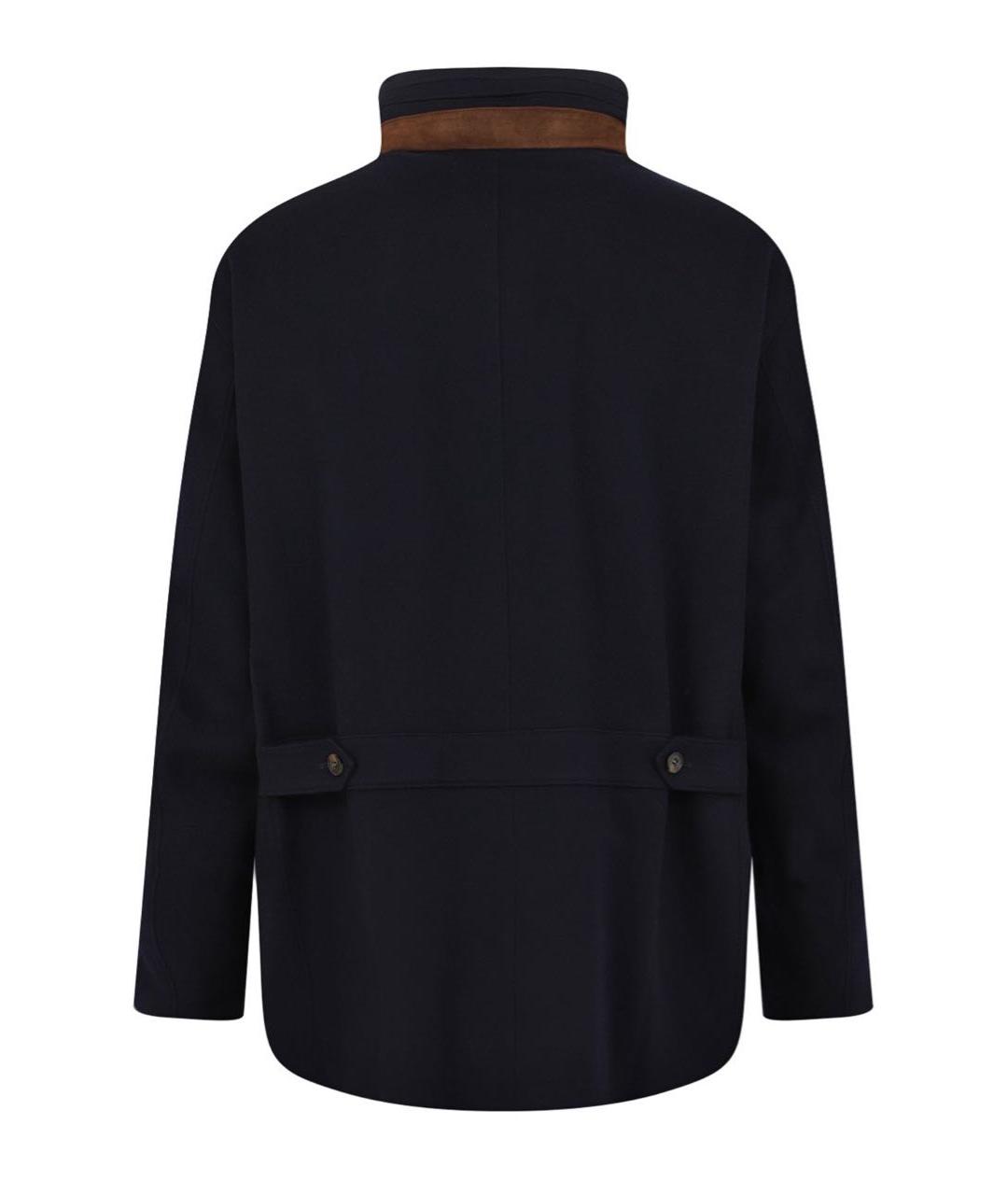 LORO PIANA Темно-синяя кашемировая куртка, фото 2