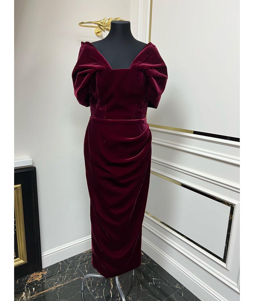 RASARIO Бордовое вечернее платье, фото 2