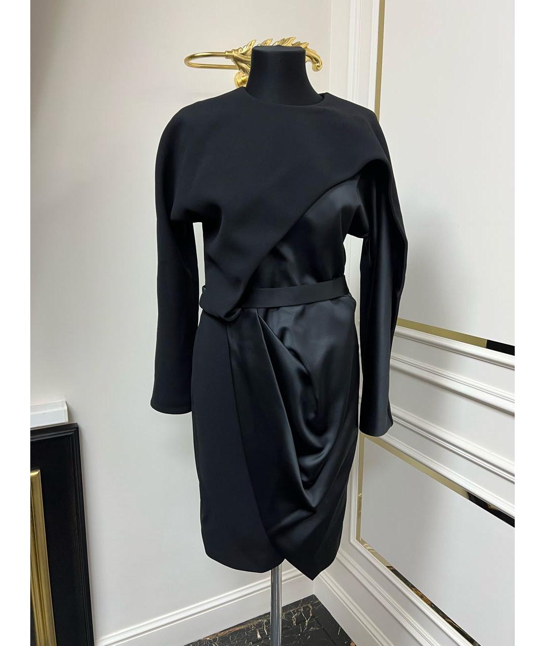 BALENCIAGA Черное коктейльное платье, фото 9