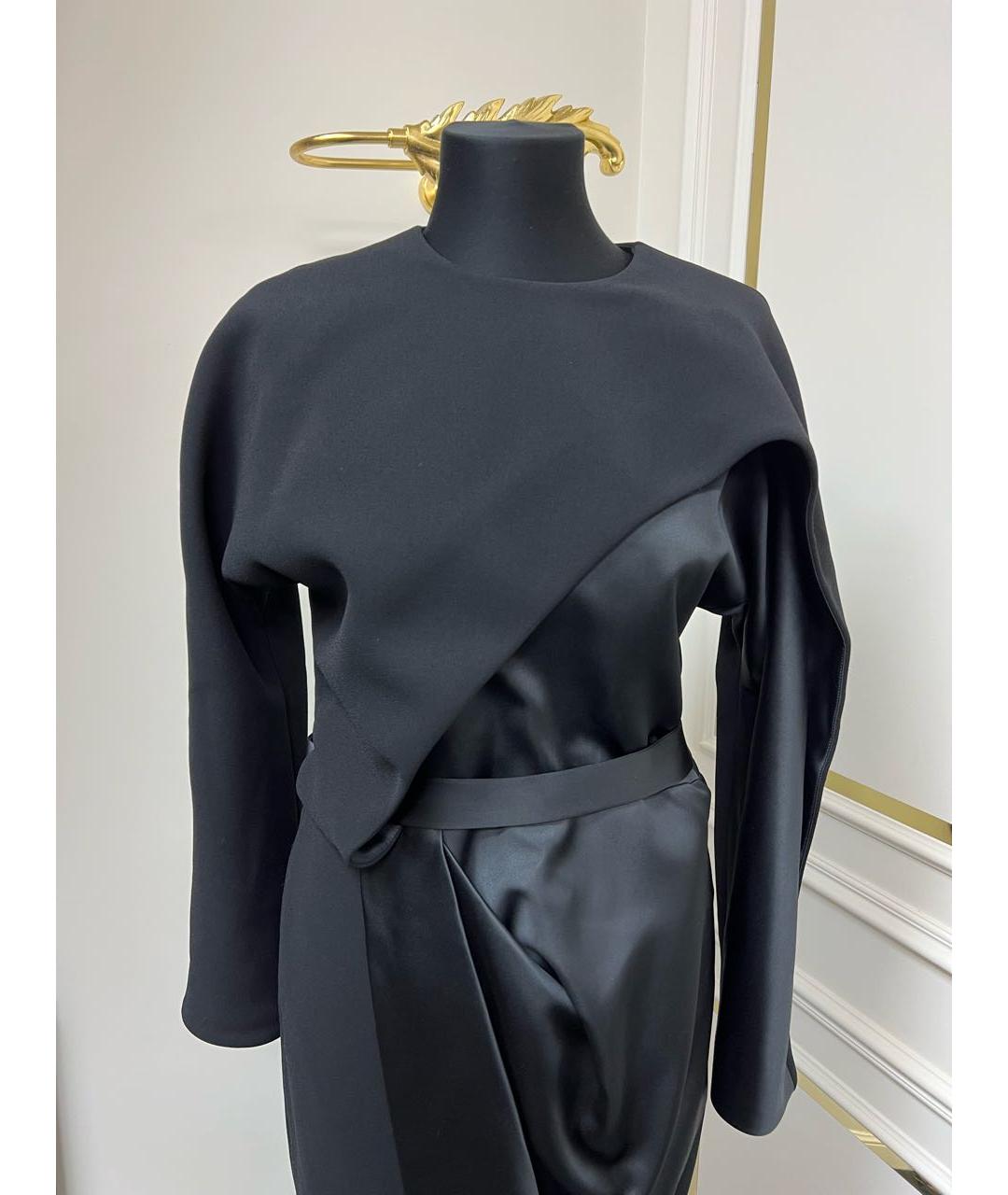 BALENCIAGA Черное коктейльное платье, фото 3