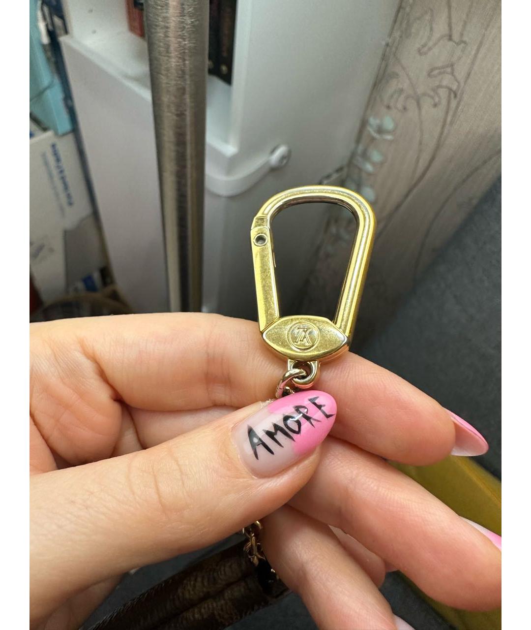 LOUIS VUITTON Коричневая ключница, фото 6