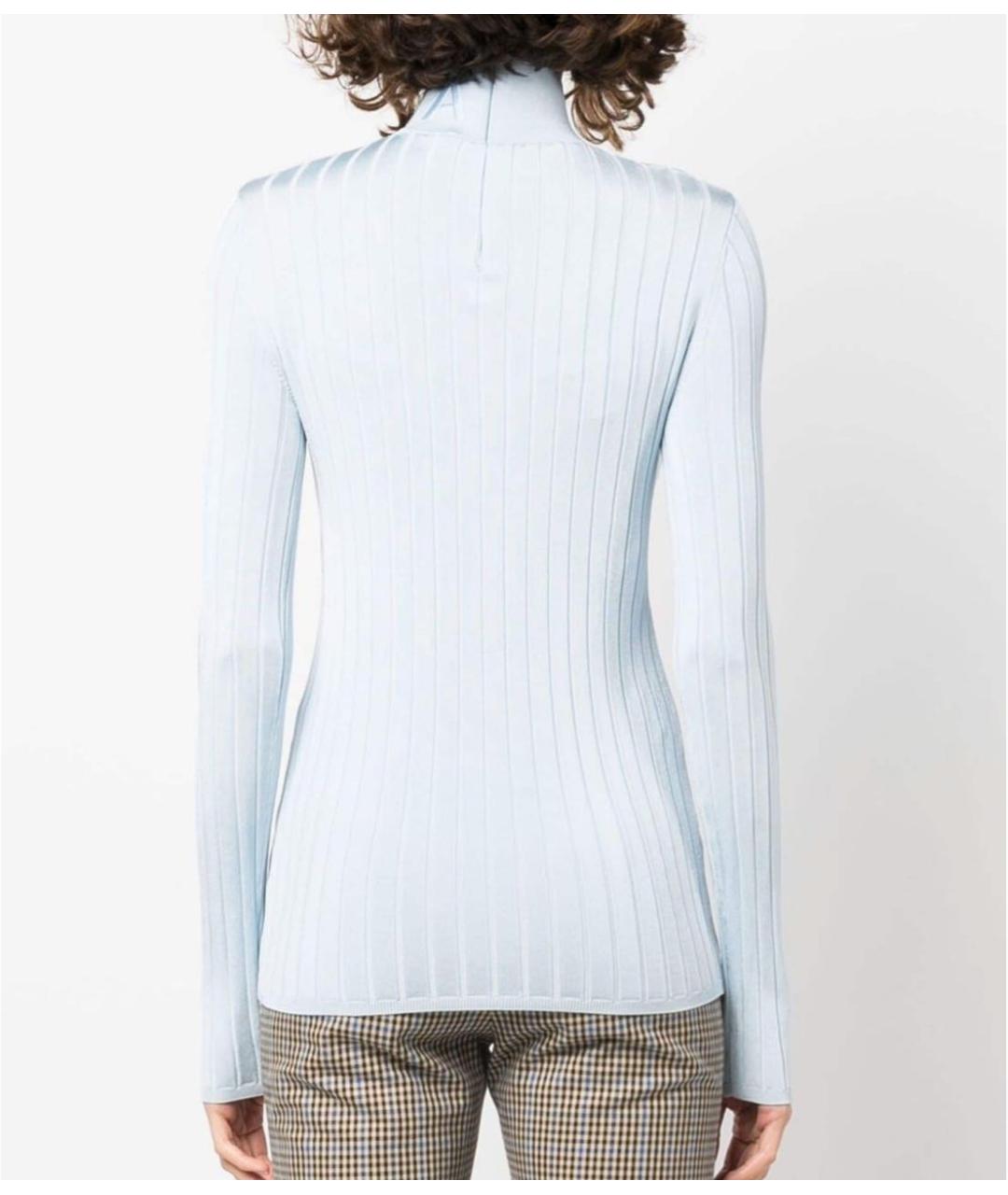 NINA RICCI Голубая вискозная водолазка, фото 7