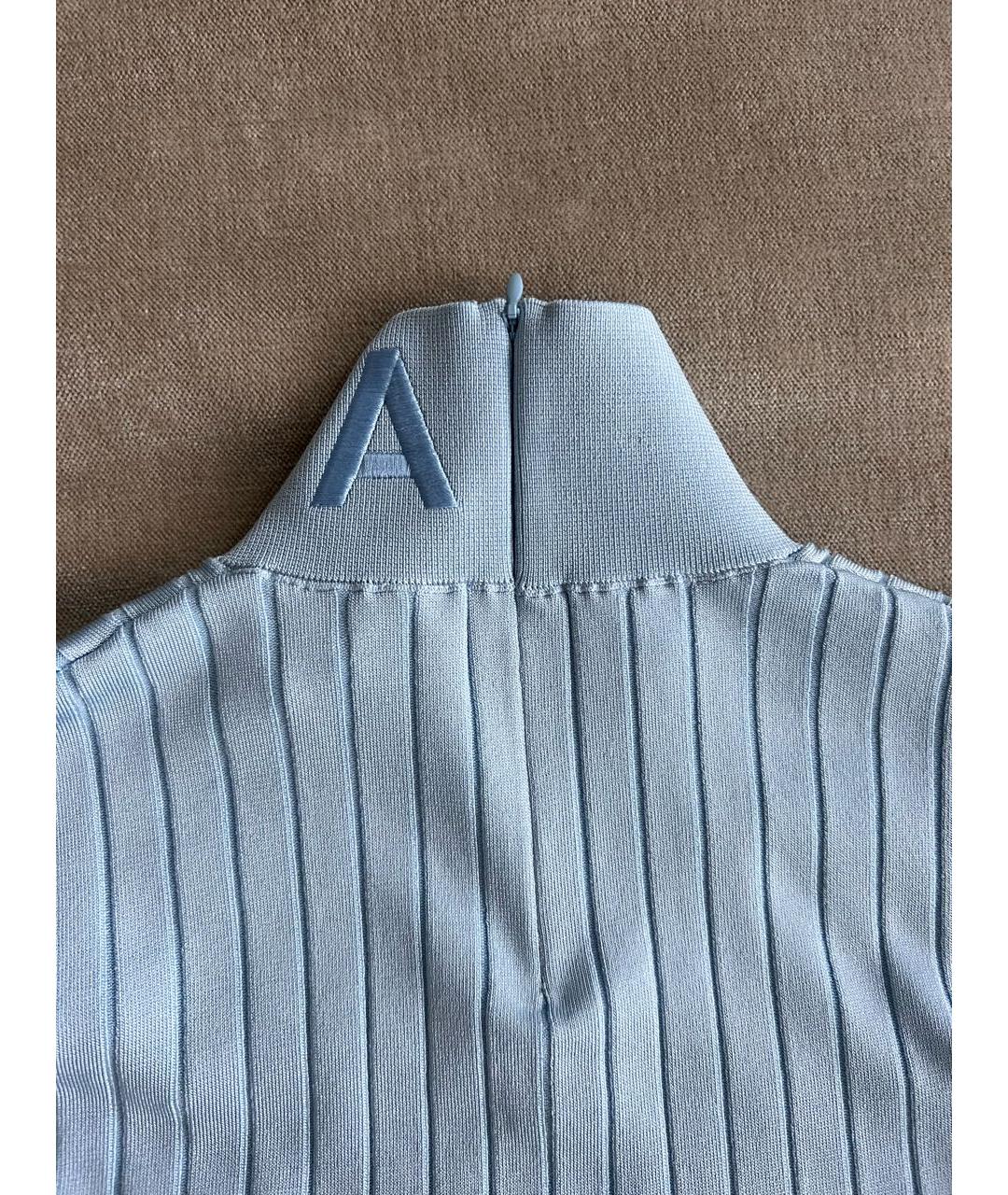 NINA RICCI Голубая вискозная водолазка, фото 4