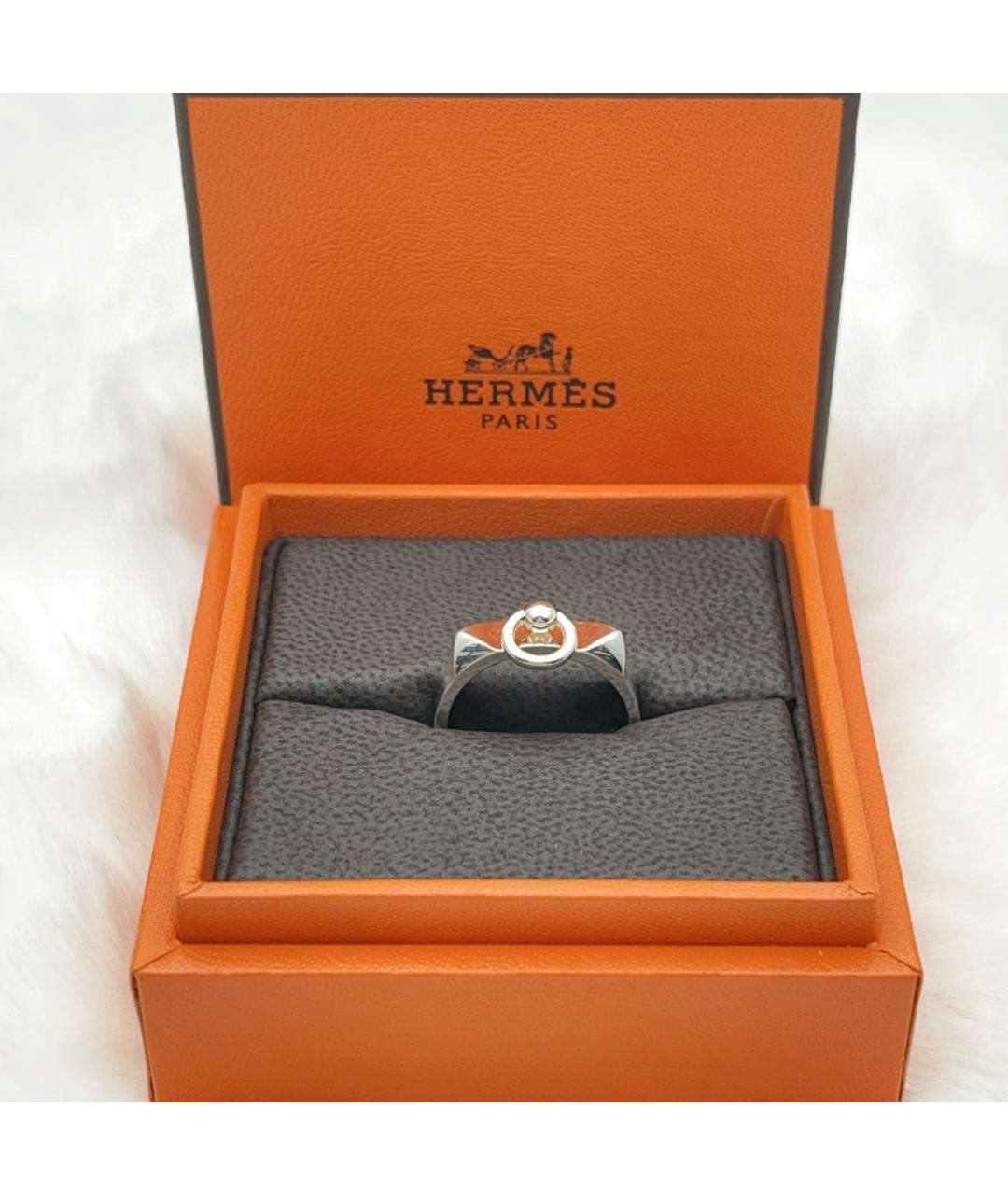 HERMES Серебряное серебряное кольцо, фото 2