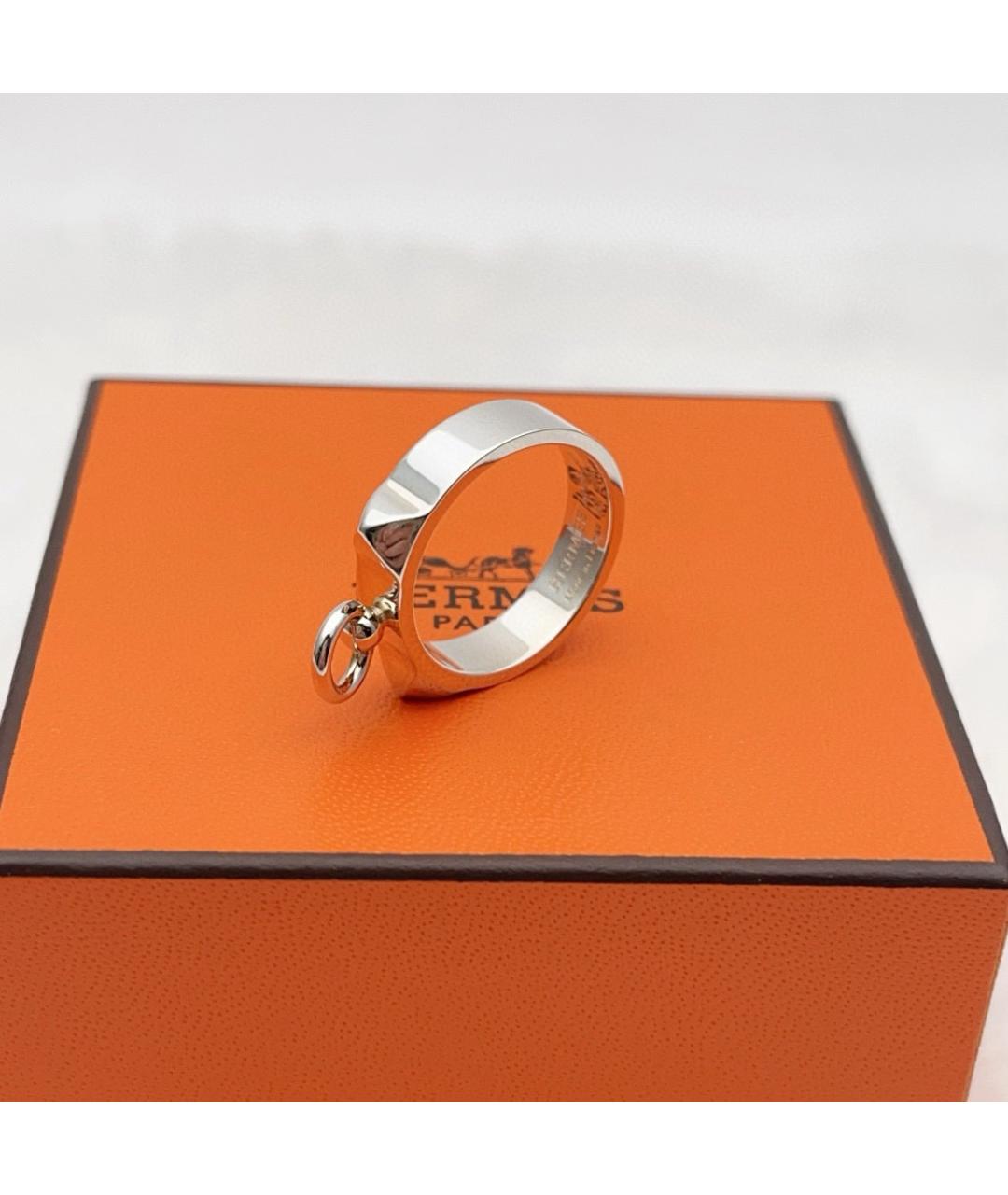 HERMES Серебряное серебряное кольцо, фото 4
