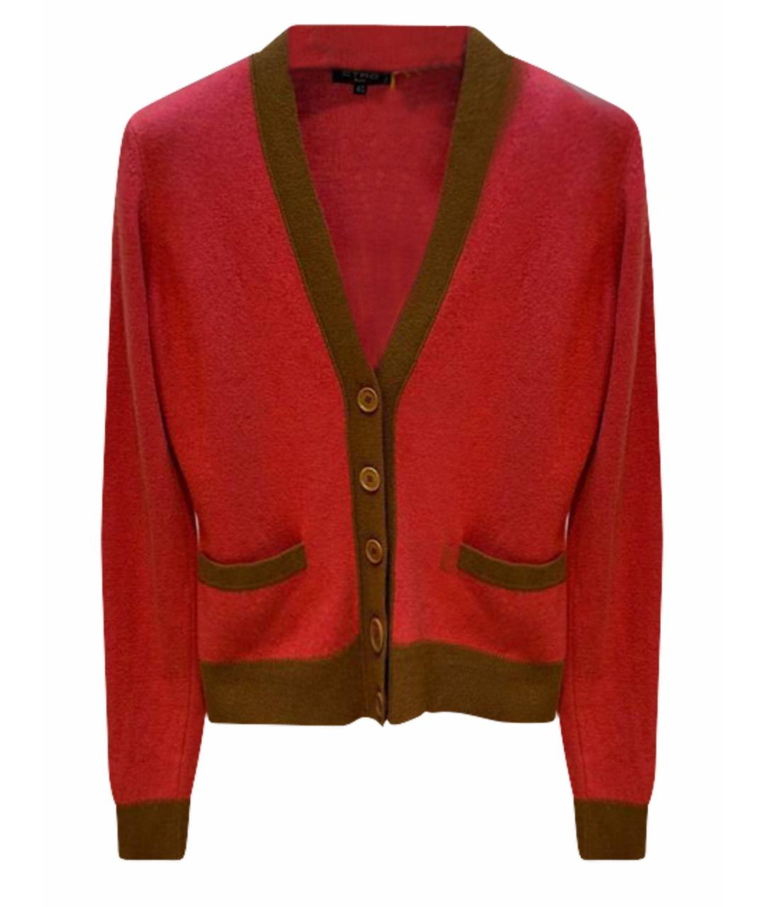 ETRO Красный кардиган, фото 1