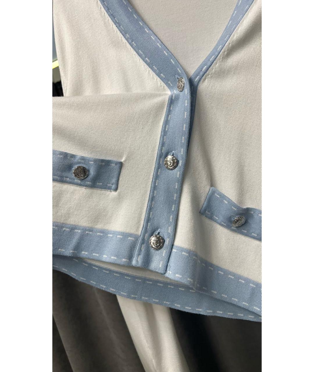 KARL LAGERFELD Голубой вискозный кардиган, фото 4