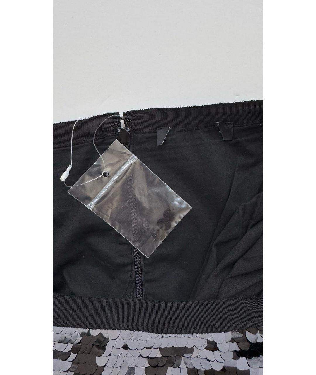 WEEKEND MAX MARA Черная полиэстеровая юбка миди, фото 3