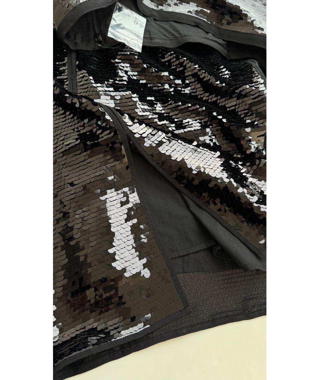 WEEKEND MAX MARA Черная полиэстеровая юбка миди, фото 2