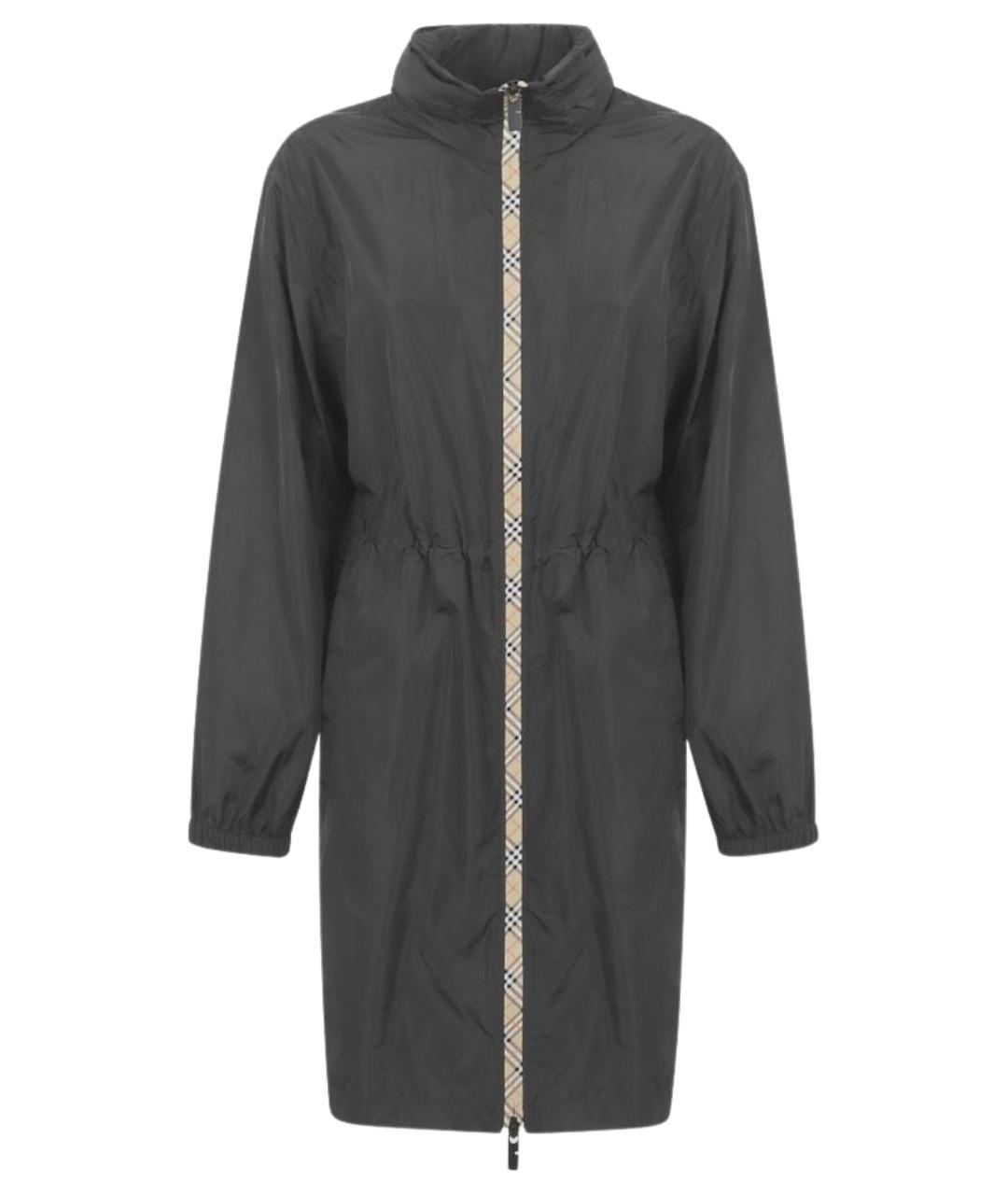 BURBERRY Черная полиамидовая парка, фото 1