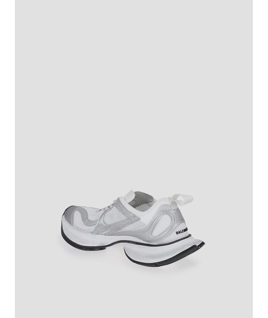 BALENCIAGA Белые бархатные кроссовки, фото 2