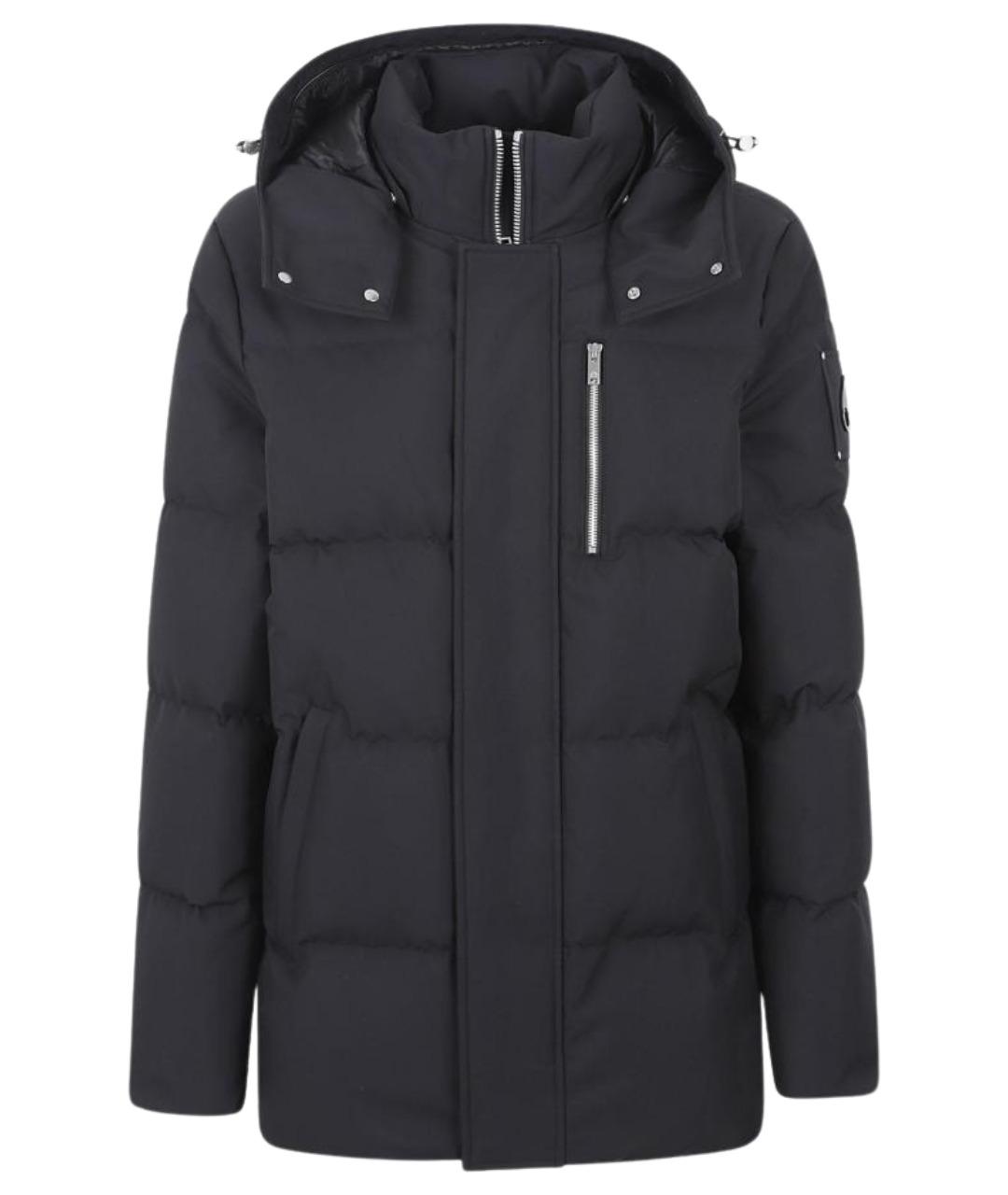 MOOSE KNUCKLES Черный полиэстеровый пуховик, фото 1