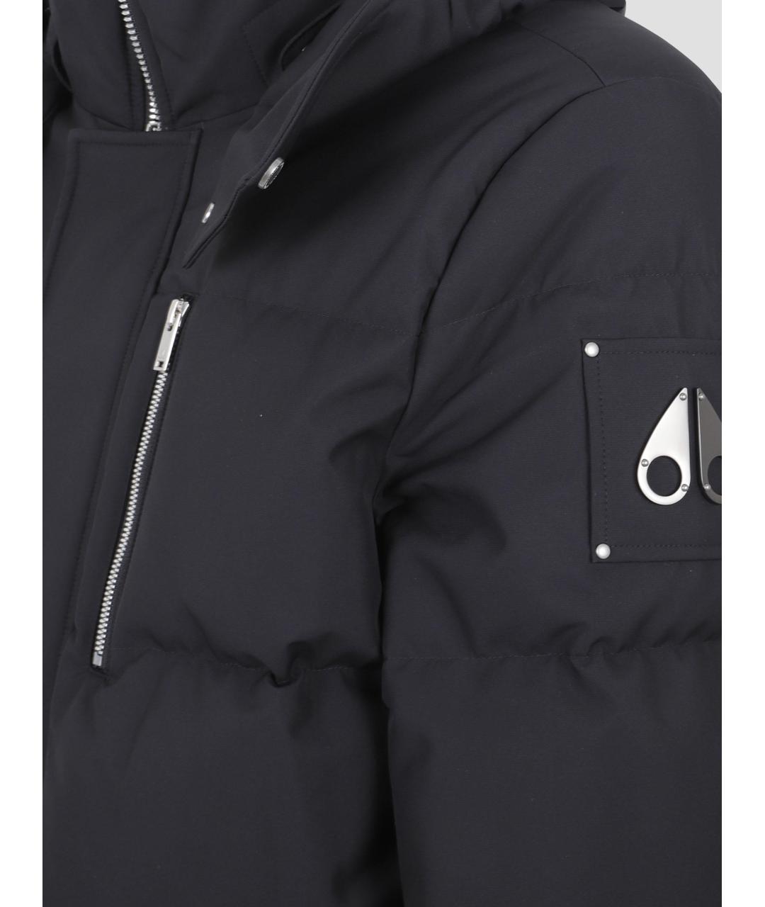 MOOSE KNUCKLES Черный полиэстеровый пуховик, фото 3